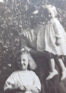 Addie, Jean & Peggy Gower in 1924