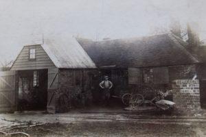 The Forge on the Common in front of Henfield Place with Edward
