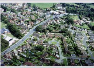 Aerial view of Village 2002